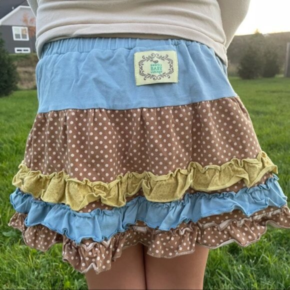 Swanky Baby Vintage | Long Sleeve with Skirt Two Piece Set | Size 8 - Picture 4 of 16